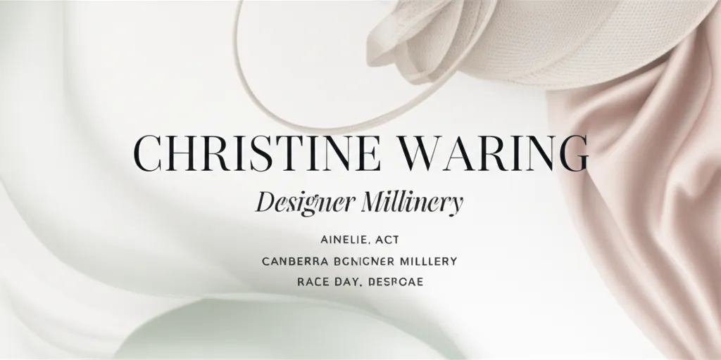 Christine Waring Designer Millinery