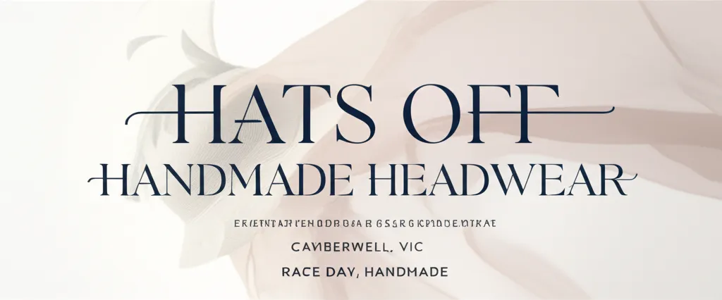 Hats Off Handmade Headwear